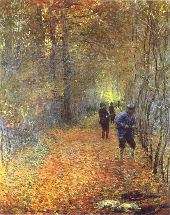 Claude Monet The Hunt Back to Monet's Page