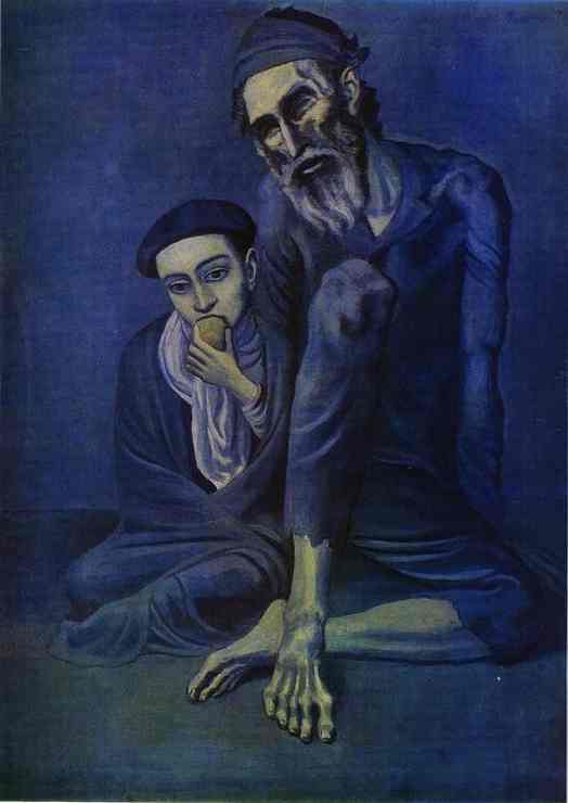 Pablo Picasso. Old Beggar with a Boy.